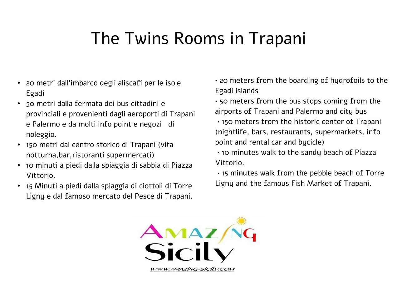 The Twins Rooms In Trapani 1